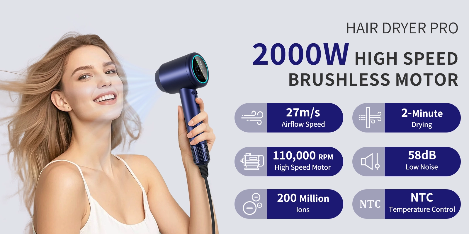Salon High-Speed Hair Dryer